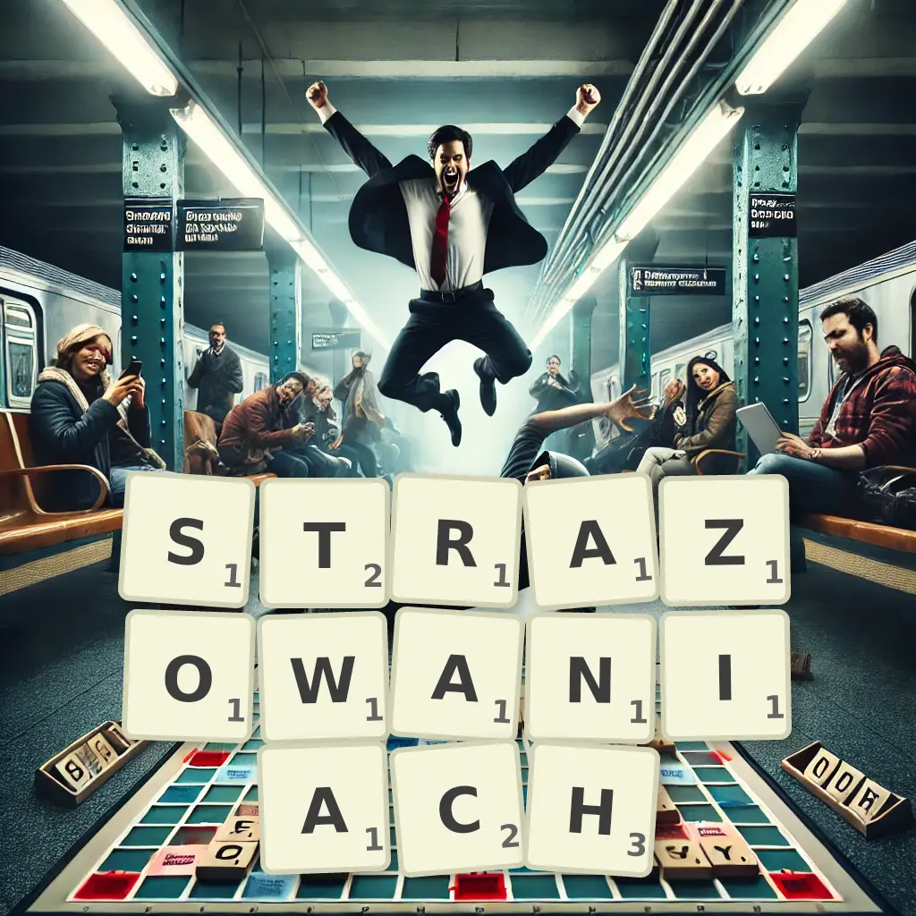 Słowa z liter STRAŻOWANIACH
