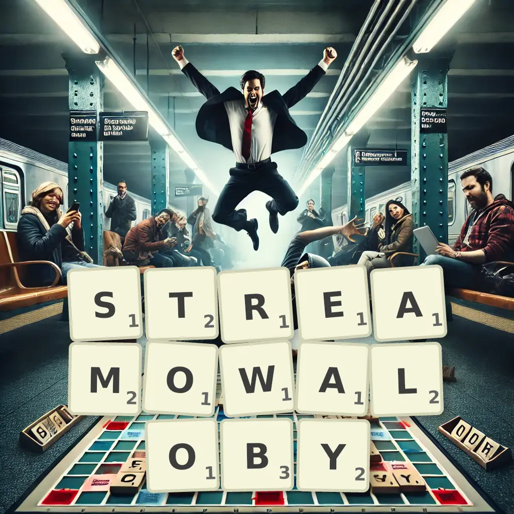 Słowa z liter STREAMOWAŁOBY