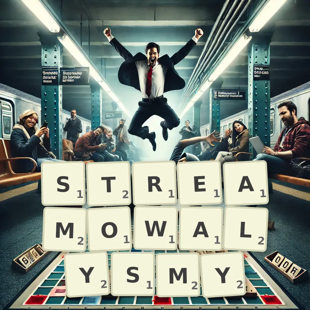 Słowa z liter STREAMOWAŁYŚMY