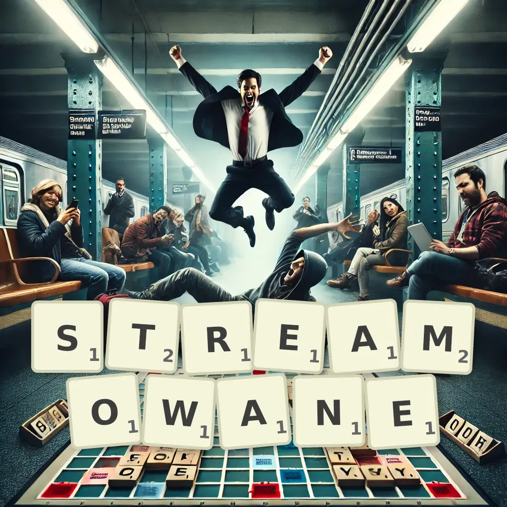 Słowa z liter STREAMOWANE