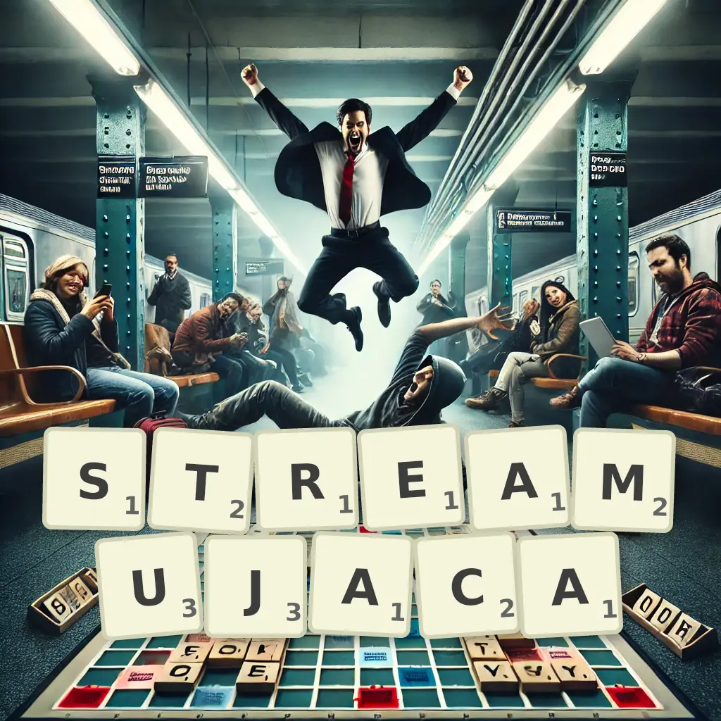 Słowa z liter STREAMUJĄCĄ