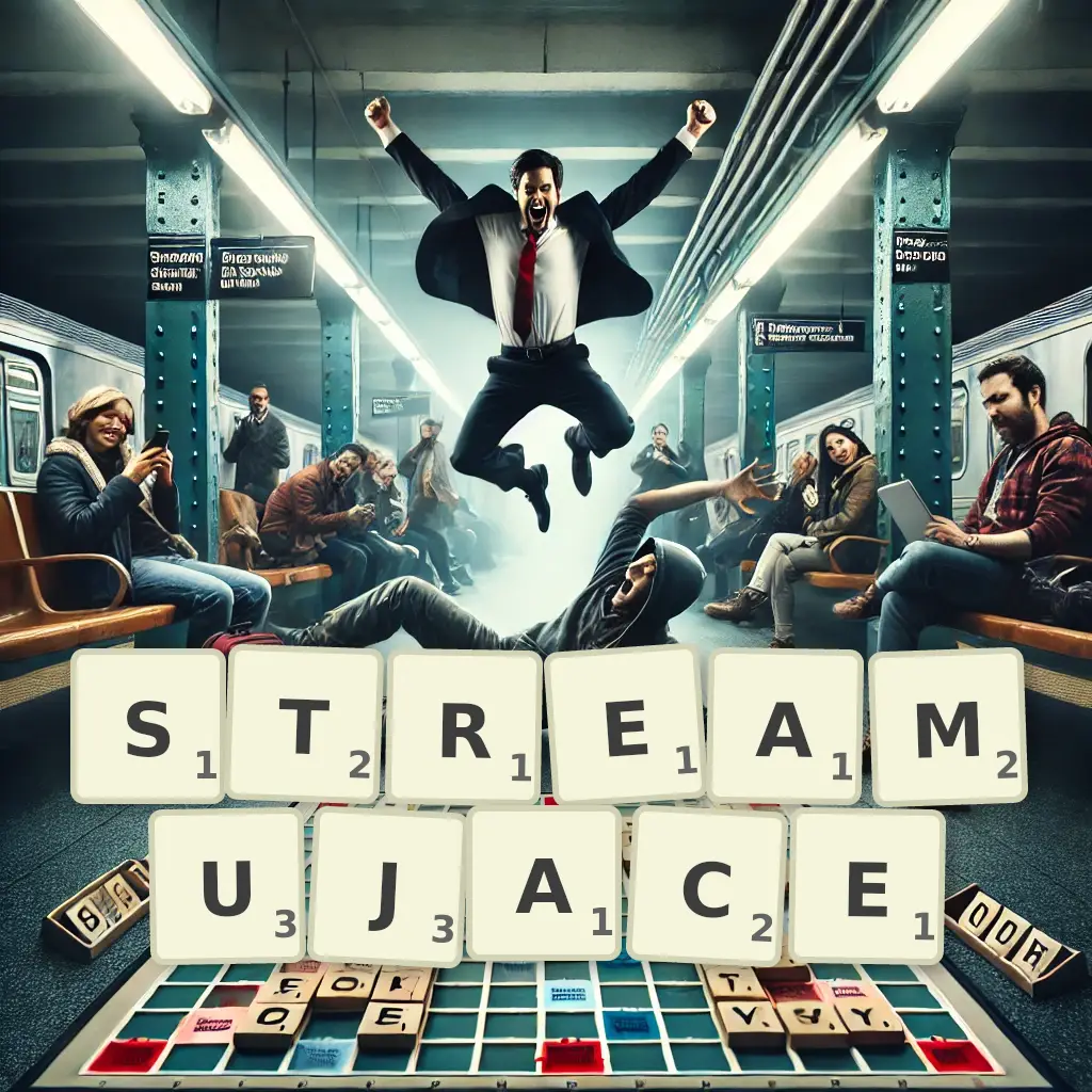 Słowa z liter STREAMUJĄCE