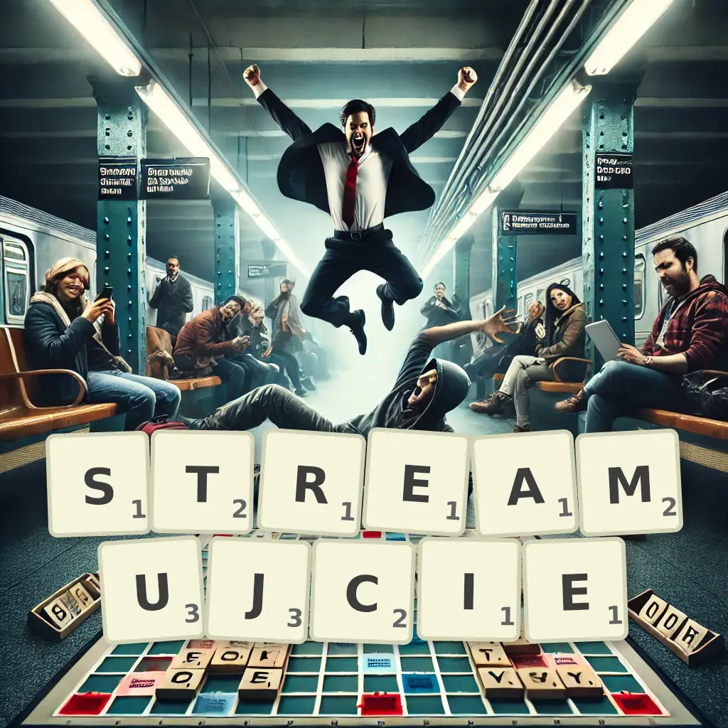 Słowa z liter STREAMUJCIE