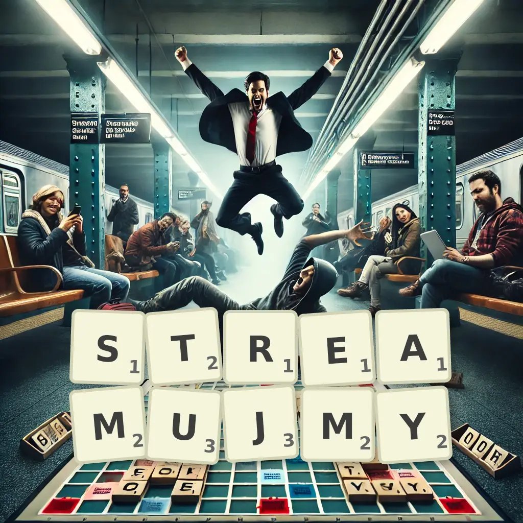 Słowa z liter STREAMUJMY