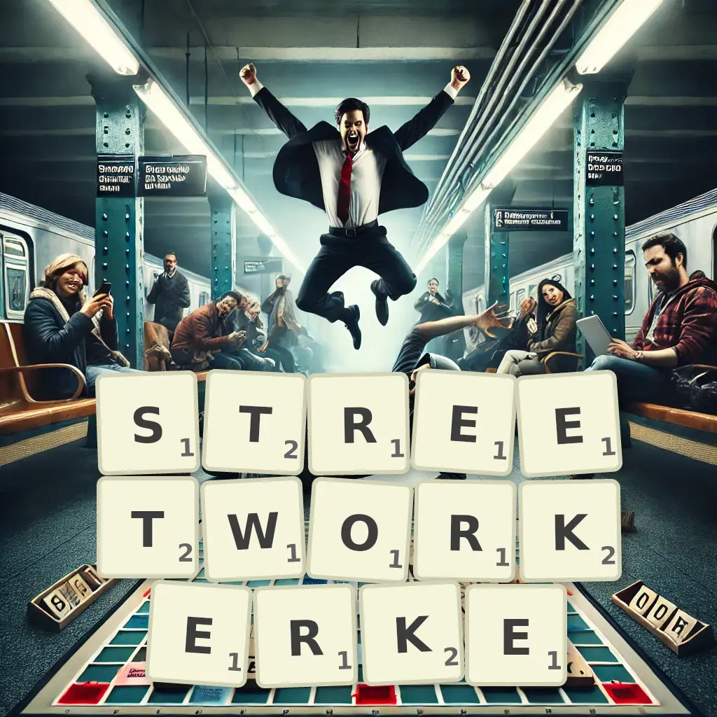 Słowa z liter STREETWORKERKĘ