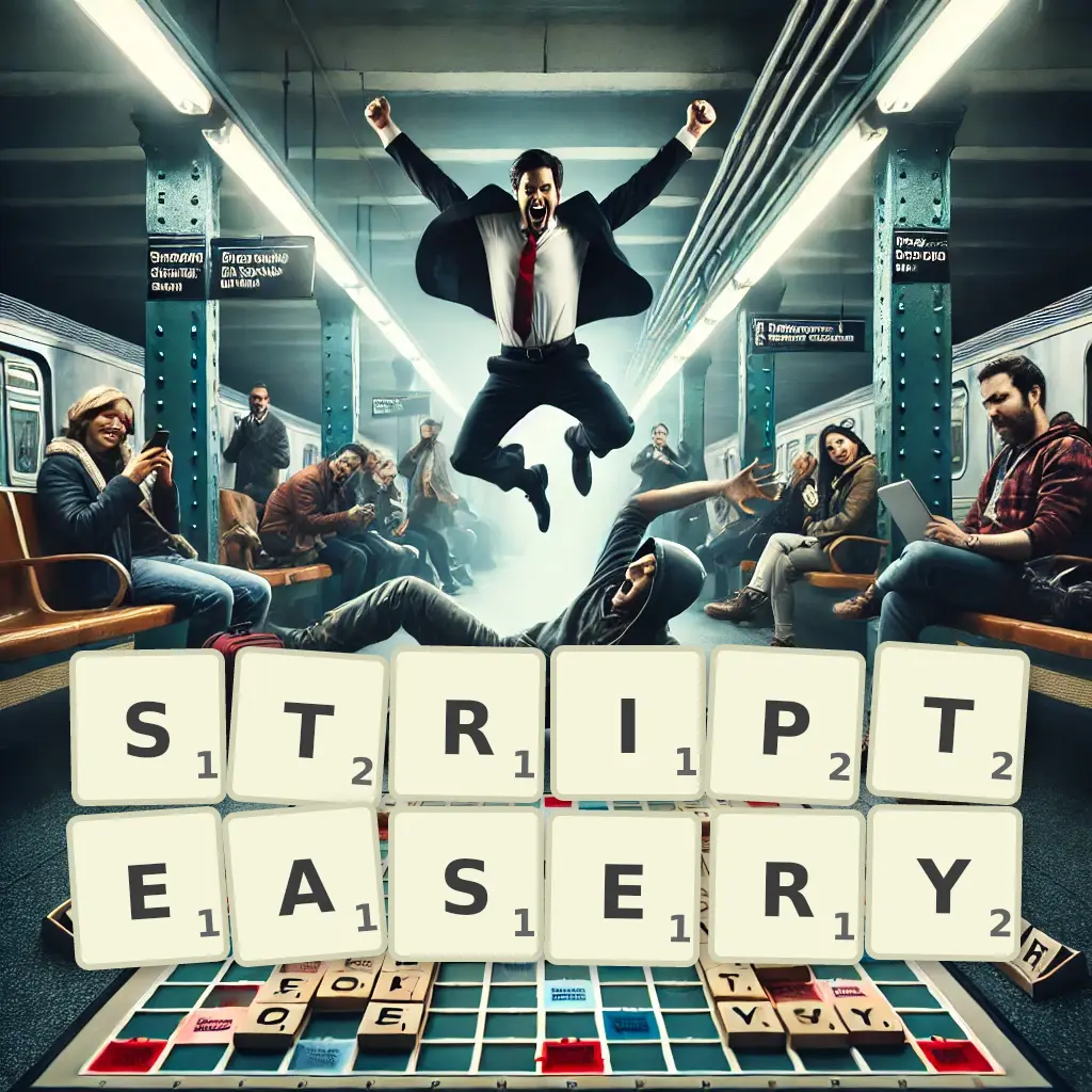 Słowa z liter STRIPTEASERY