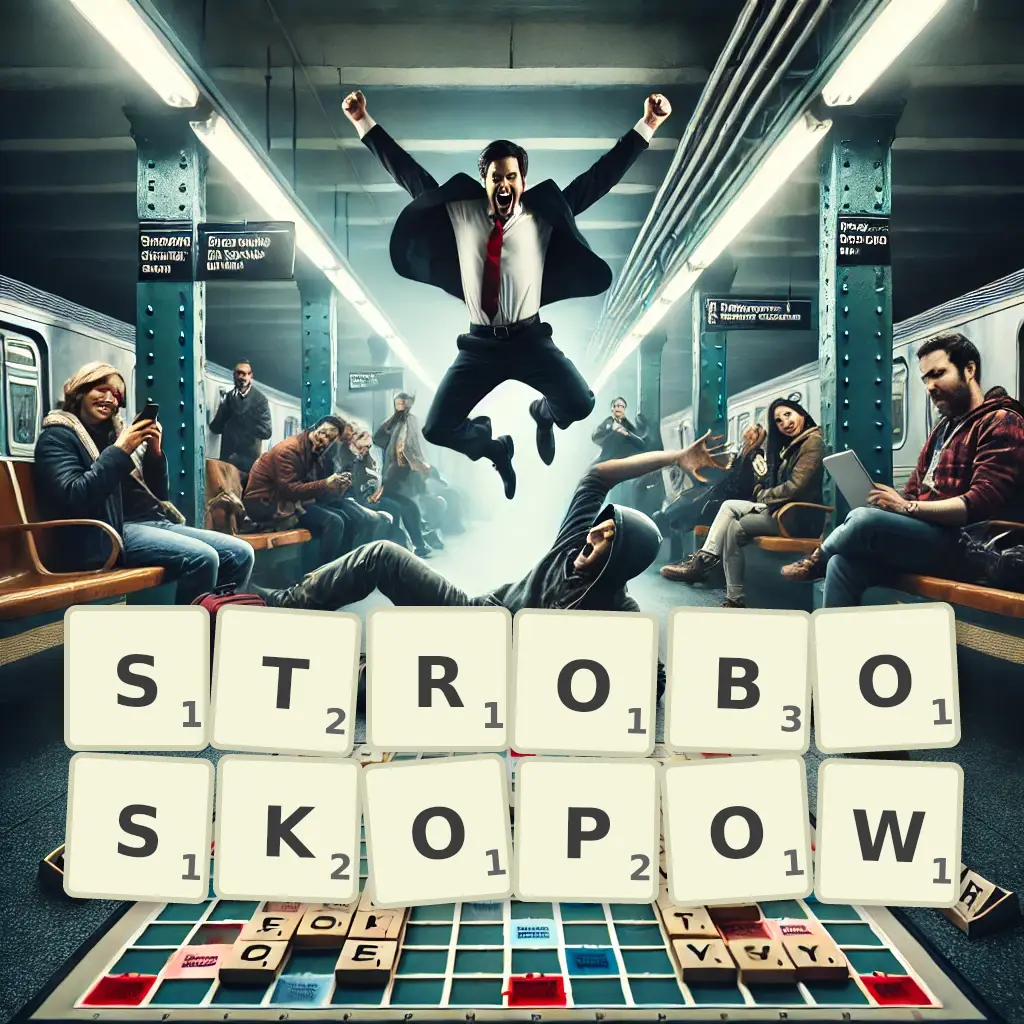 Słowa z liter STROBOSKOPÓW