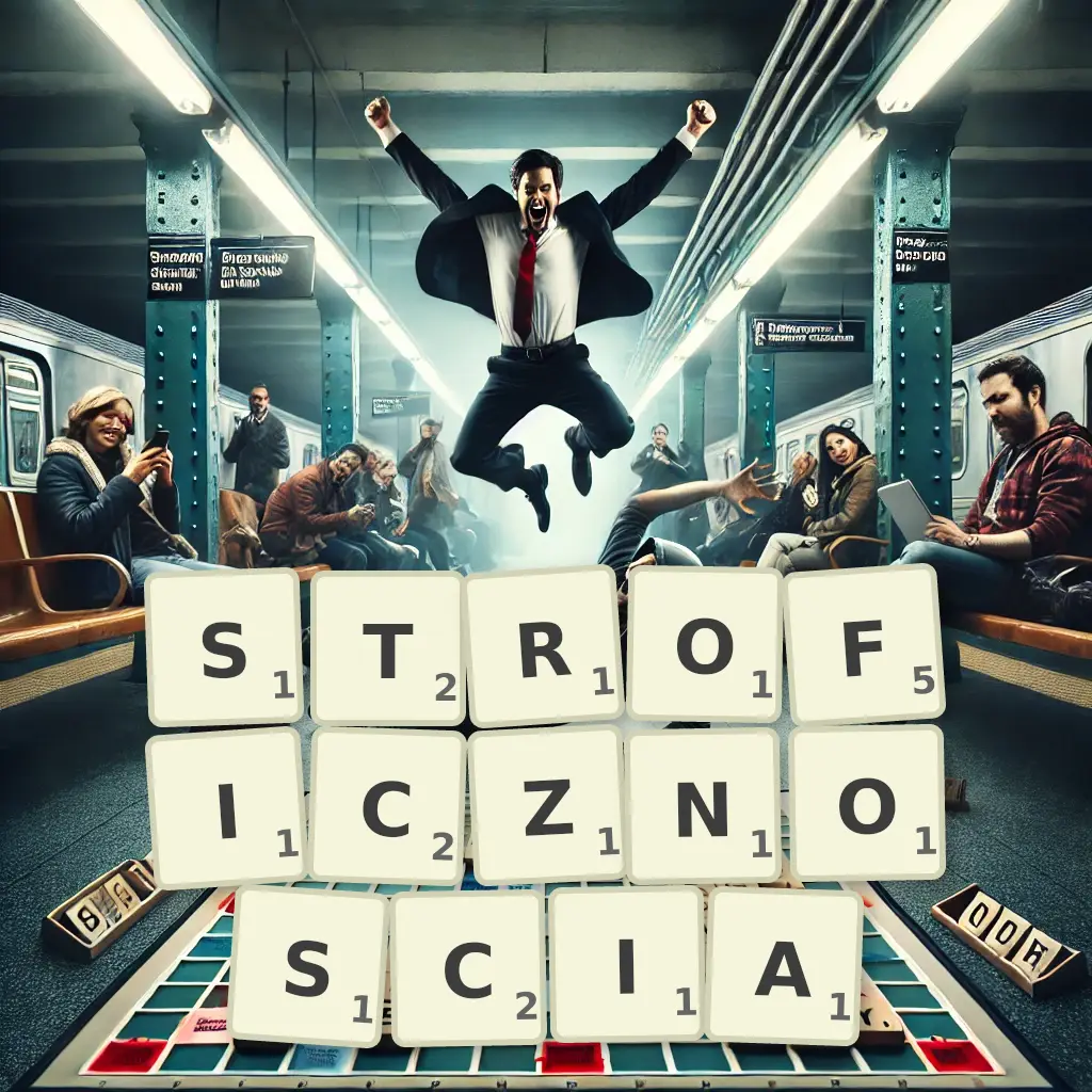 Słowa z liter STROFICZNOŚCIĄ