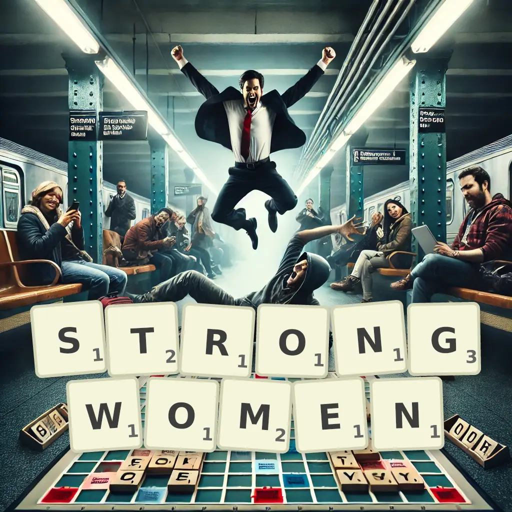 Słowa z liter STRONGWOMEN