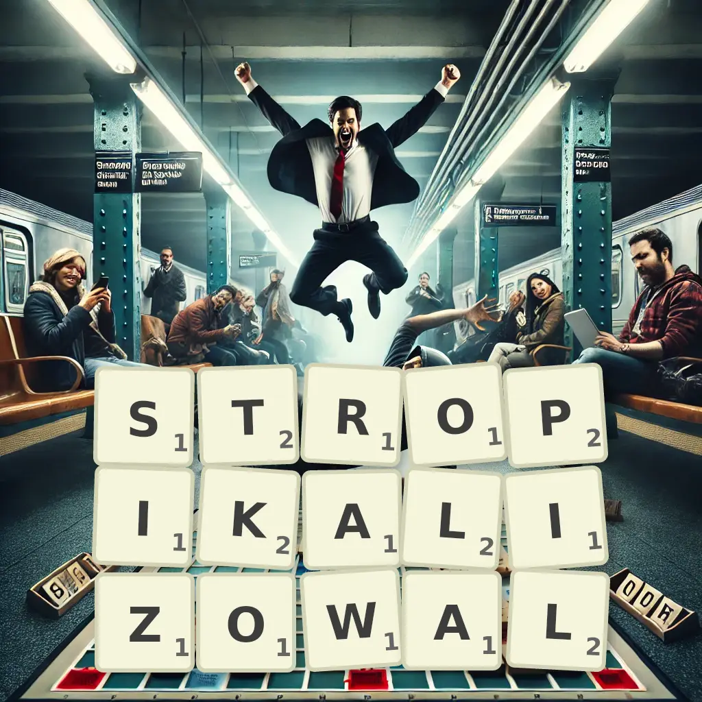 Słowa z liter STROPIKALIZOWAŁ