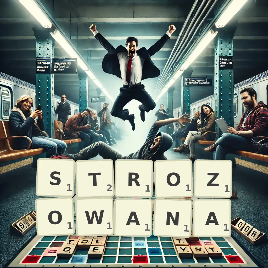 Słowa z liter STRÓŻOWANĄ