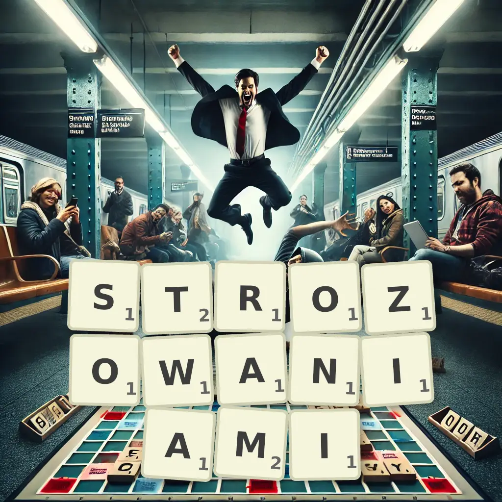 Słowa z liter STRÓŻOWANIAMI
