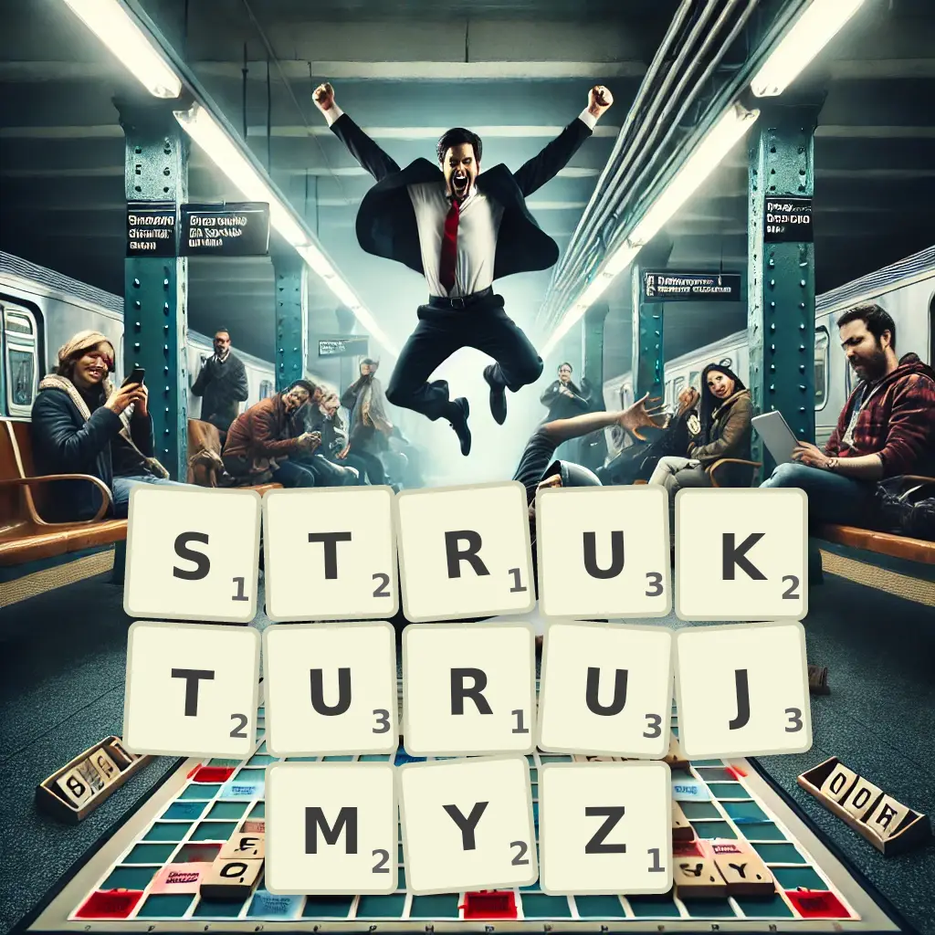 Słowa z liter STRUKTURUJMYŻ