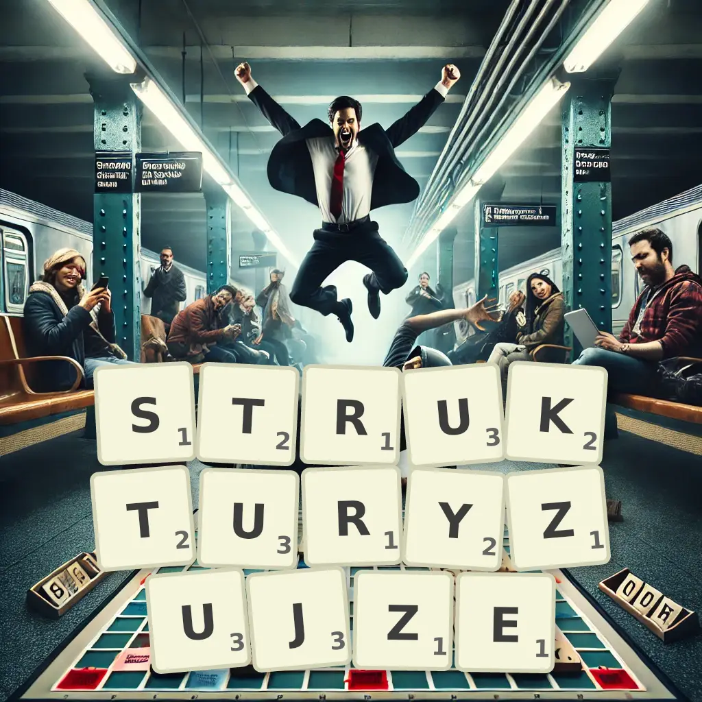 Słowa z liter STRUKTURYZUJŻE