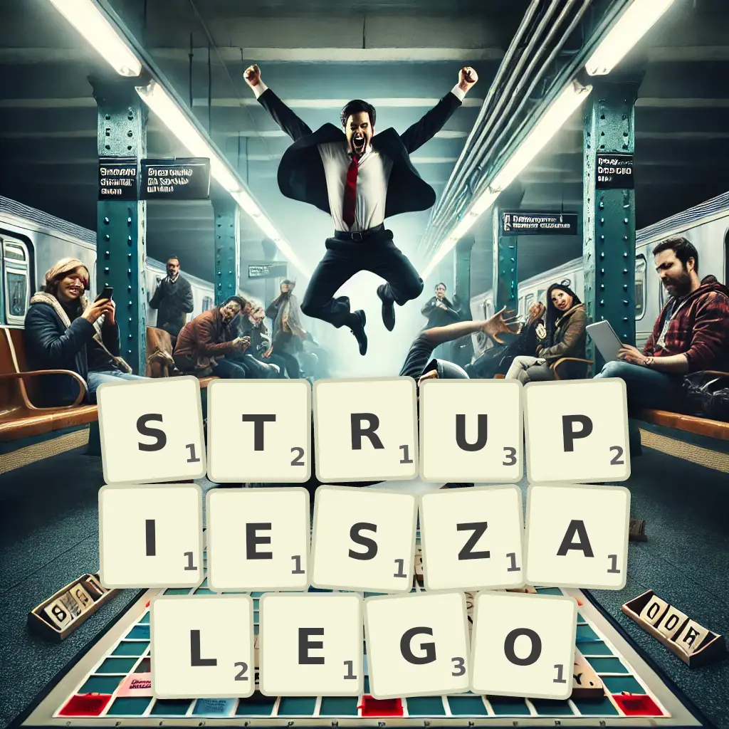 Słowa z liter STRUPIESZAŁEGO