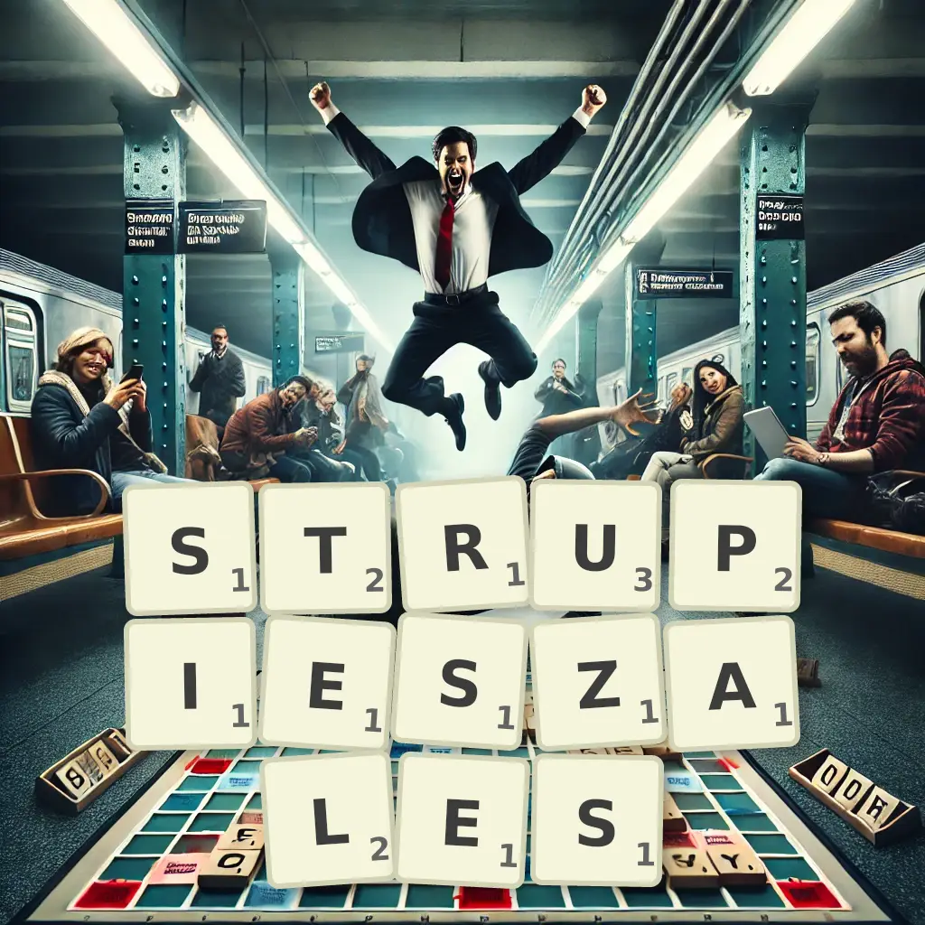 Słowa z liter STRUPIESZAŁEŚ