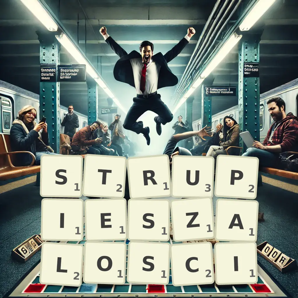 Słowa z liter STRUPIESZAŁOŚCI