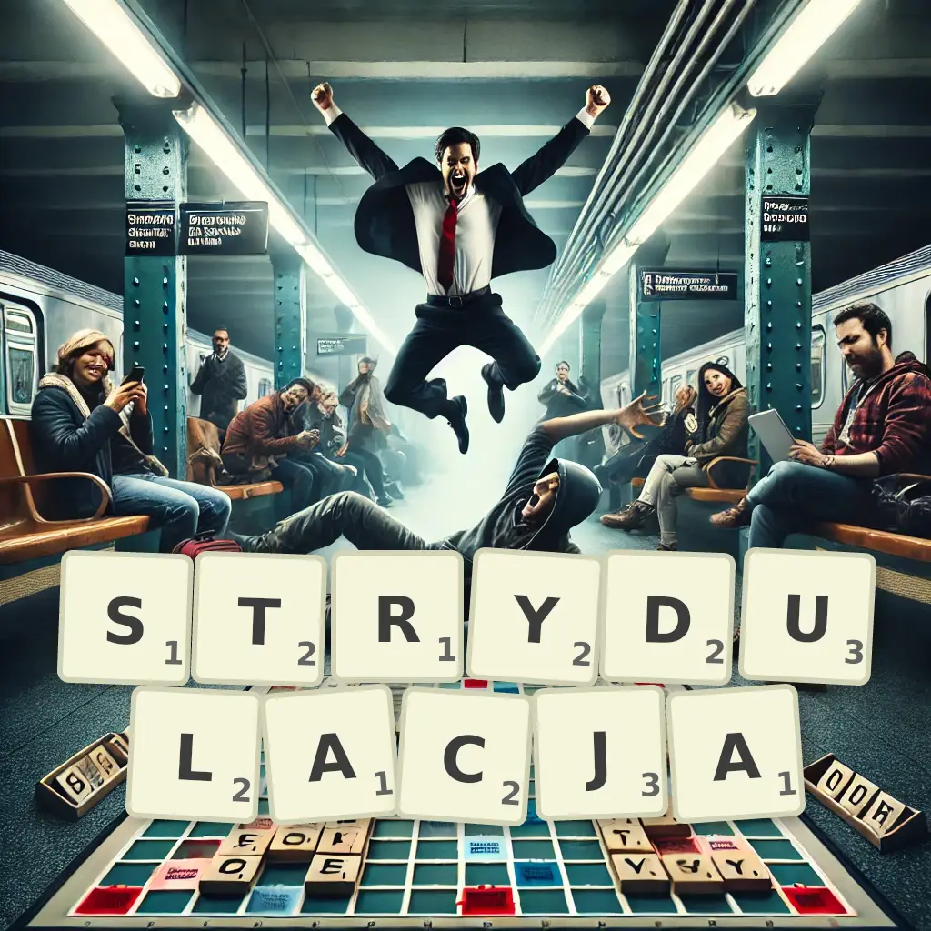 Słowa z liter STRYDULACJĄ