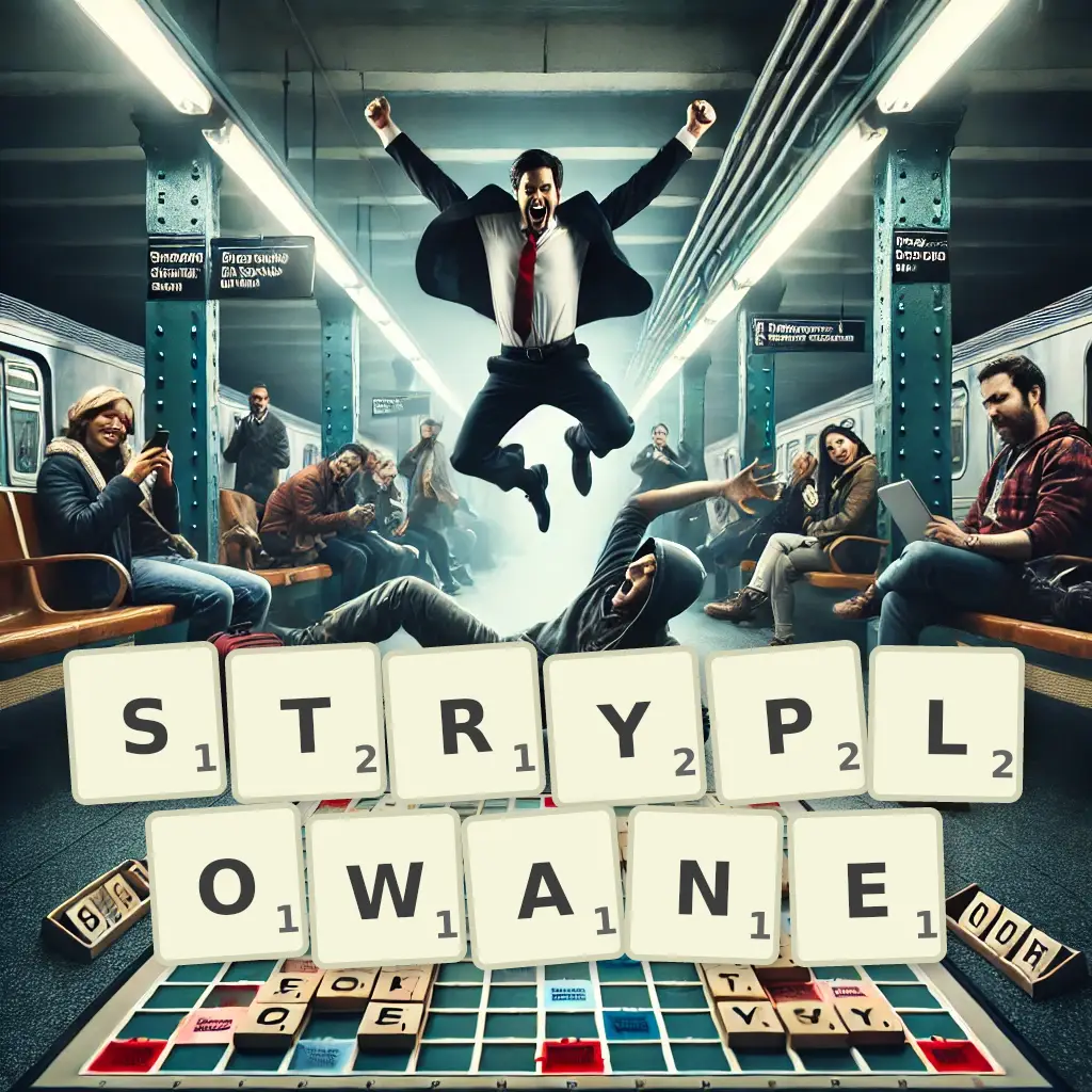 Słowa z liter STRYPLOWANE