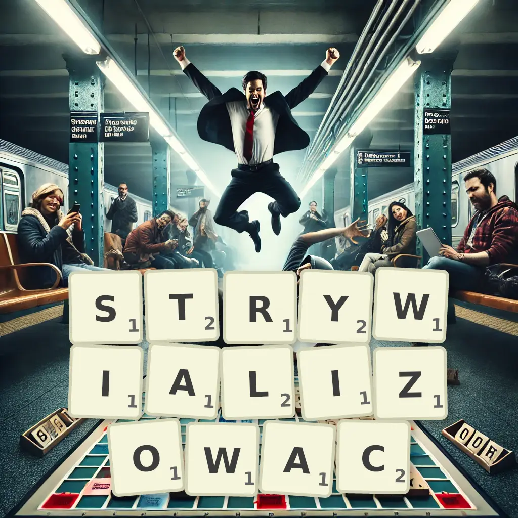 Słowa z liter STRYWIALIZOWAĆ