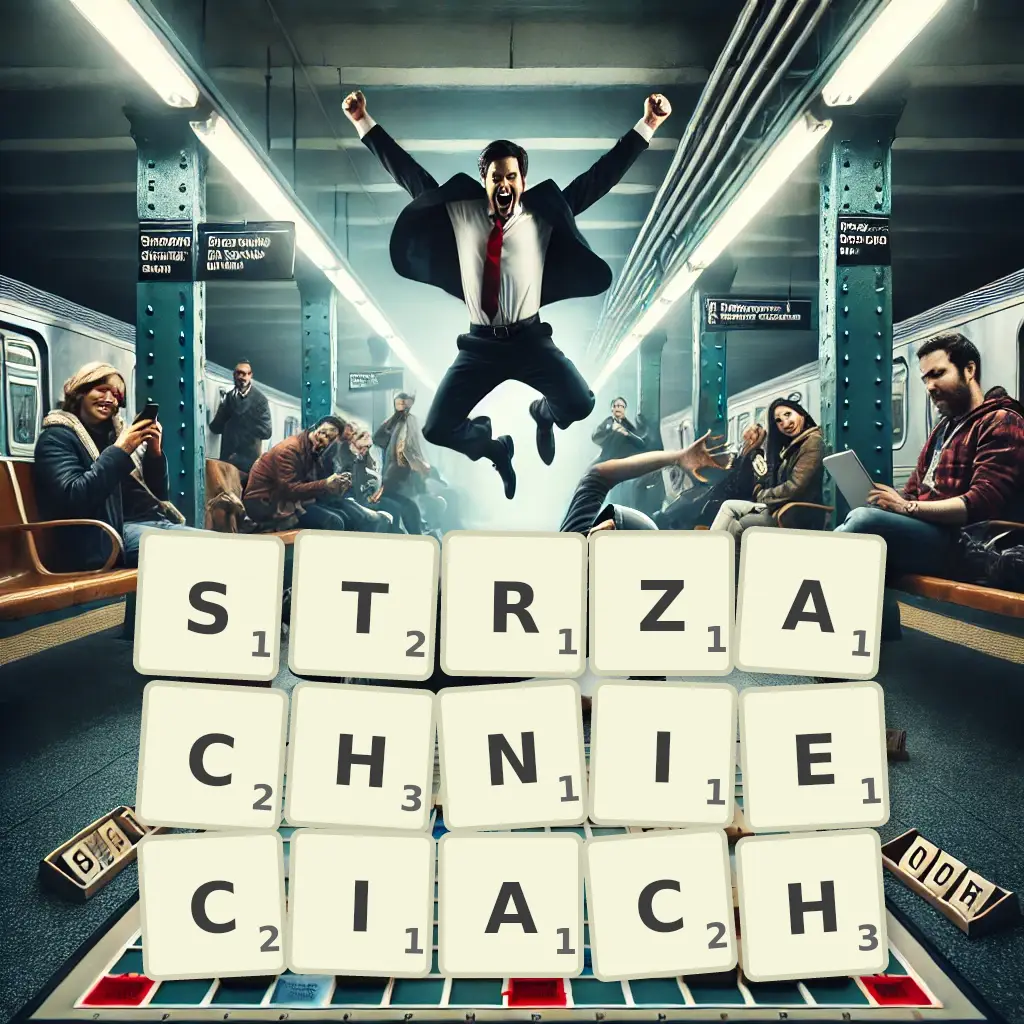 Słowa z liter STRZĄCHNIĘCIACH