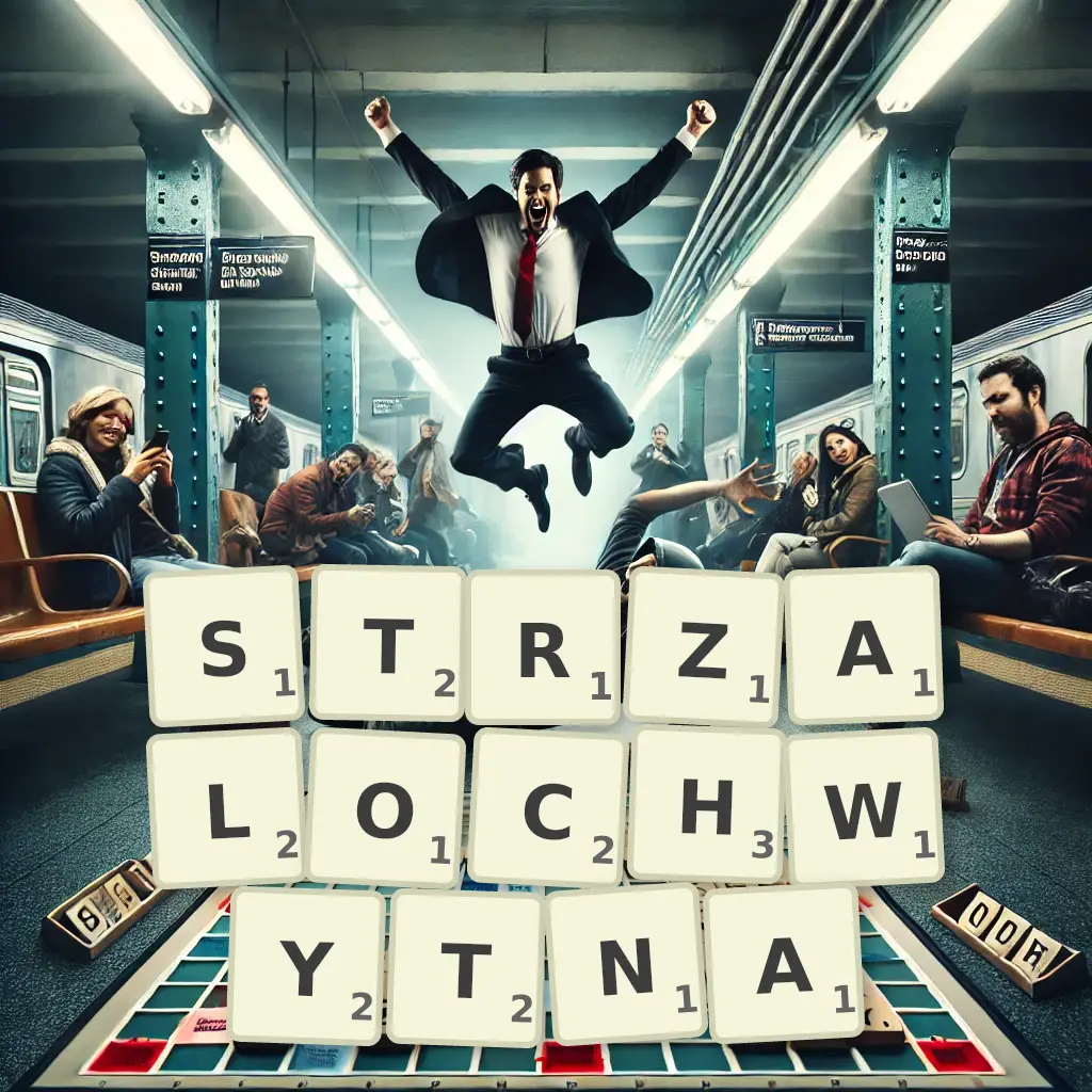Słowa z liter STRZAŁOCHWYTNĄ
