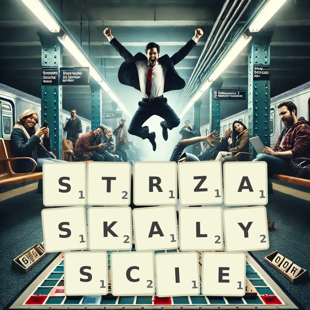 Słowa z liter STRZASKAŁYŚCIE