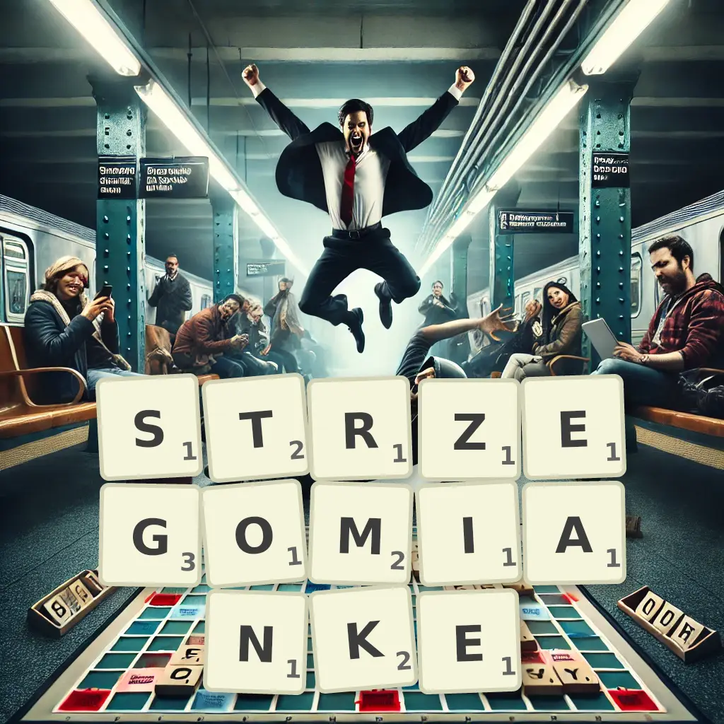 Słowa z liter STRZEGOMIANKĘ