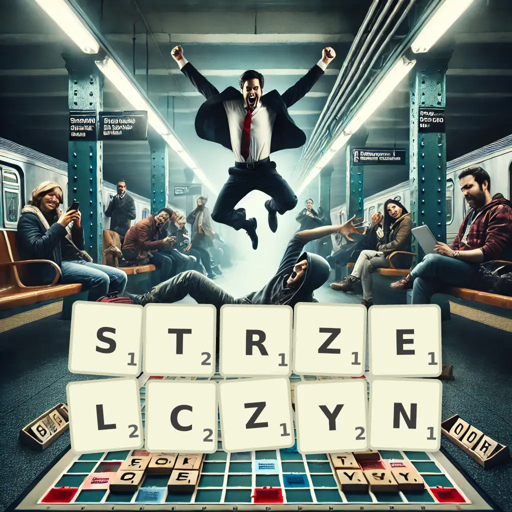 Słowa z liter STRZELCZYŃ