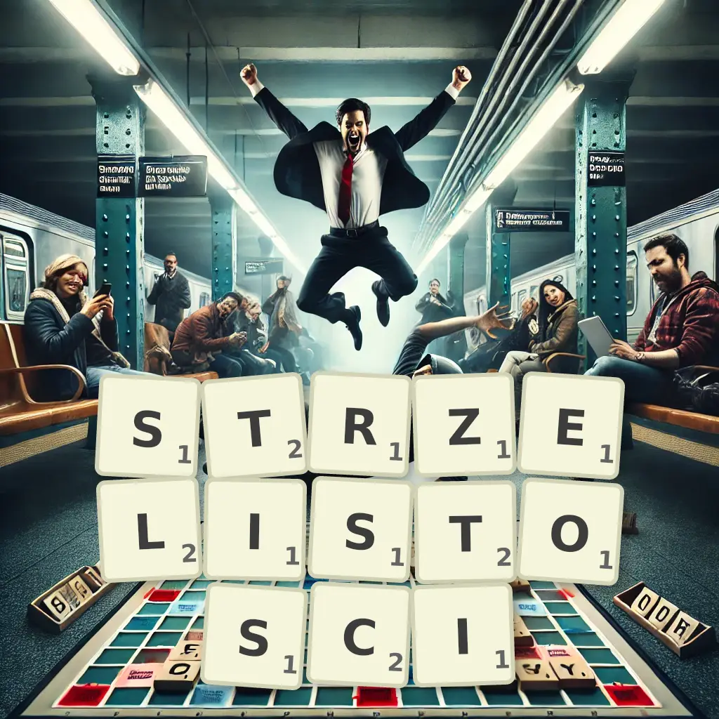 Słowa z liter STRZELISTOŚCI