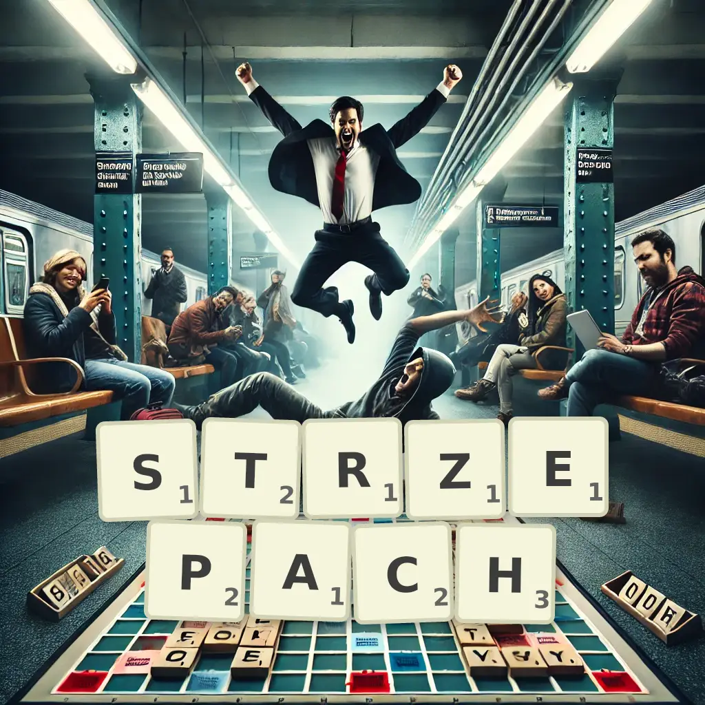 Słowa z liter STRZĘPACH