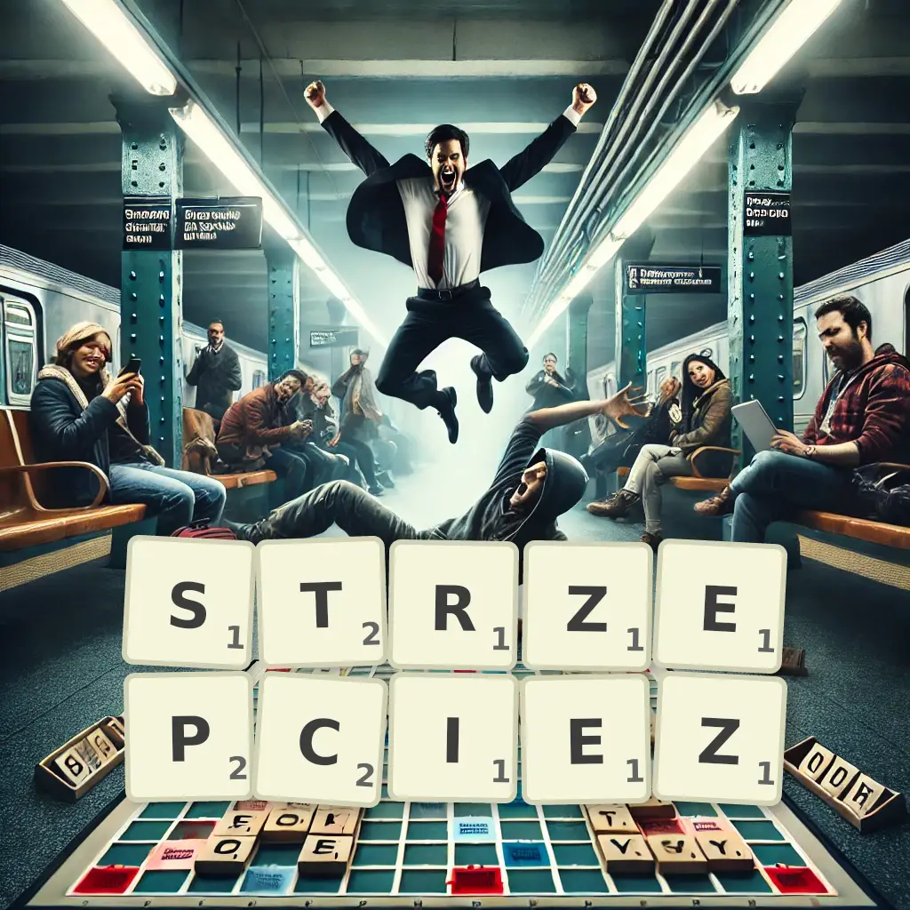 Słowa z liter STRZĘPCIEŻ