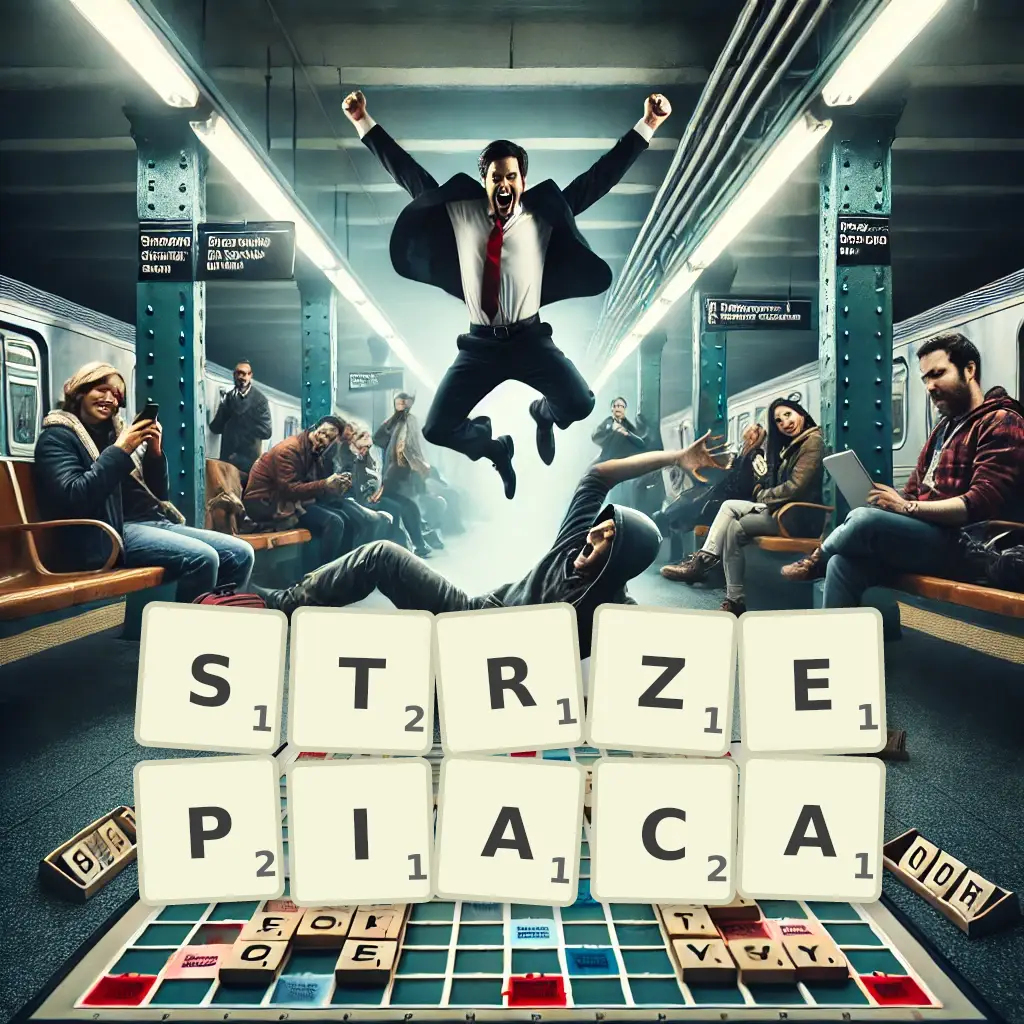 Słowa z liter STRZĘPIĄCĄ