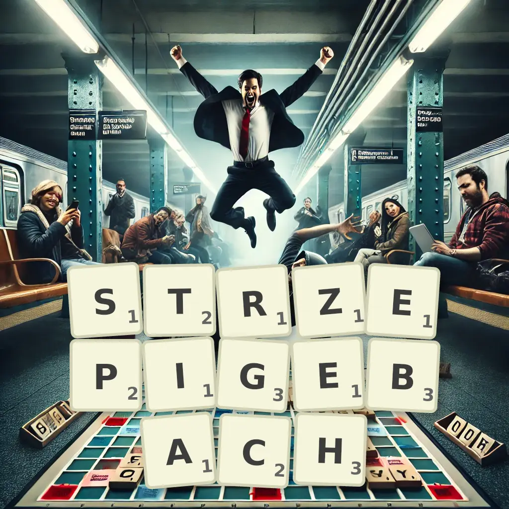 Słowa z liter STRZĘPIGĘBACH
