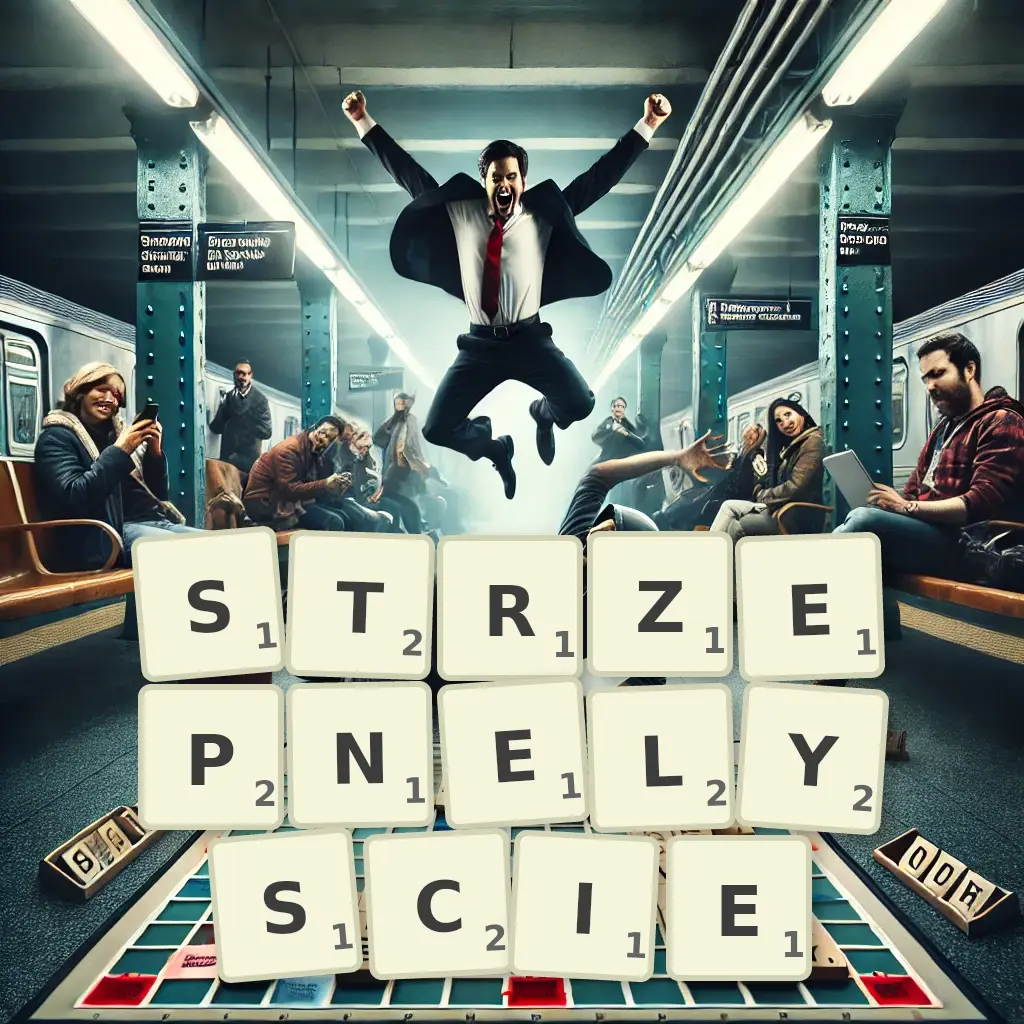 Słowa z liter STRZEPNĘŁYŚCIE