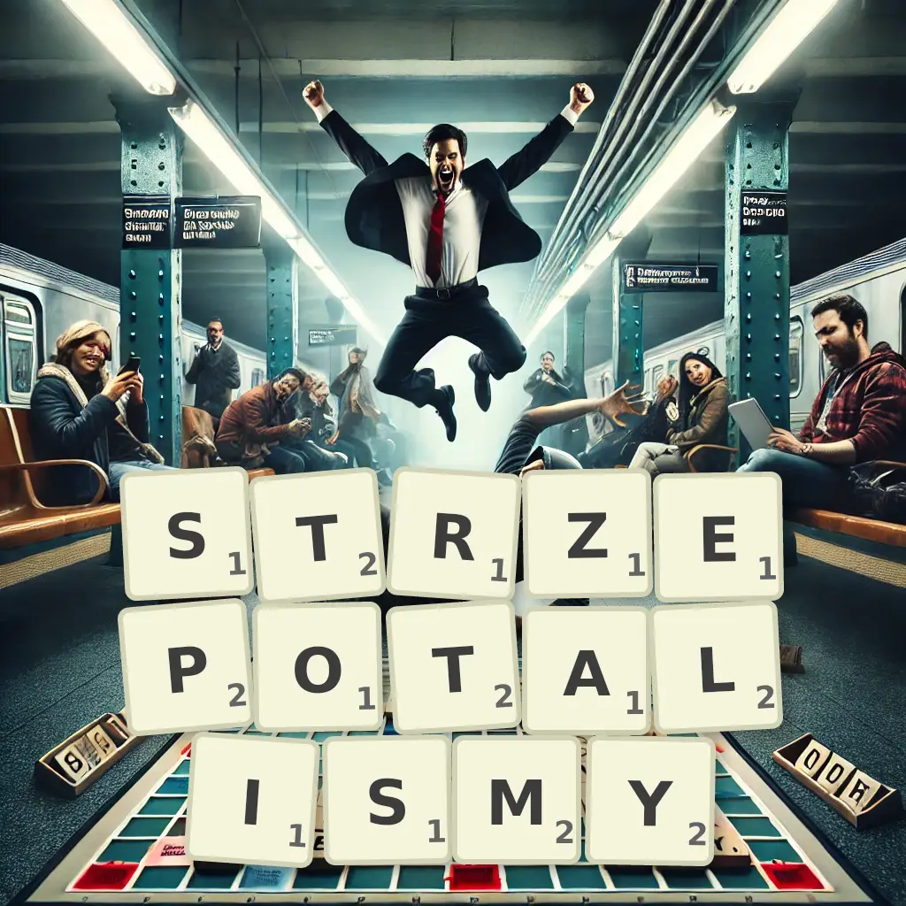 Słowa z liter STRZEPOTALIŚMY