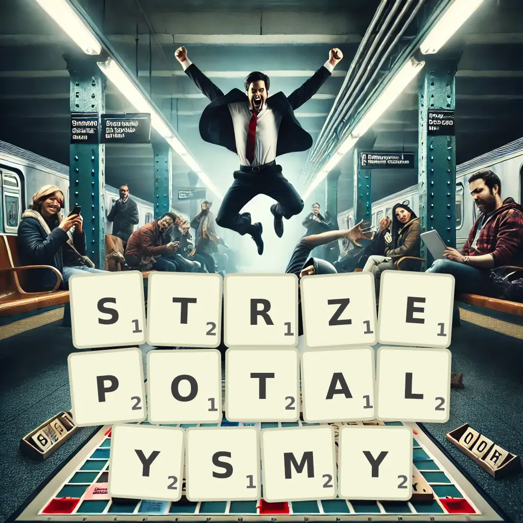 Słowa z liter STRZEPOTAŁYŚMY