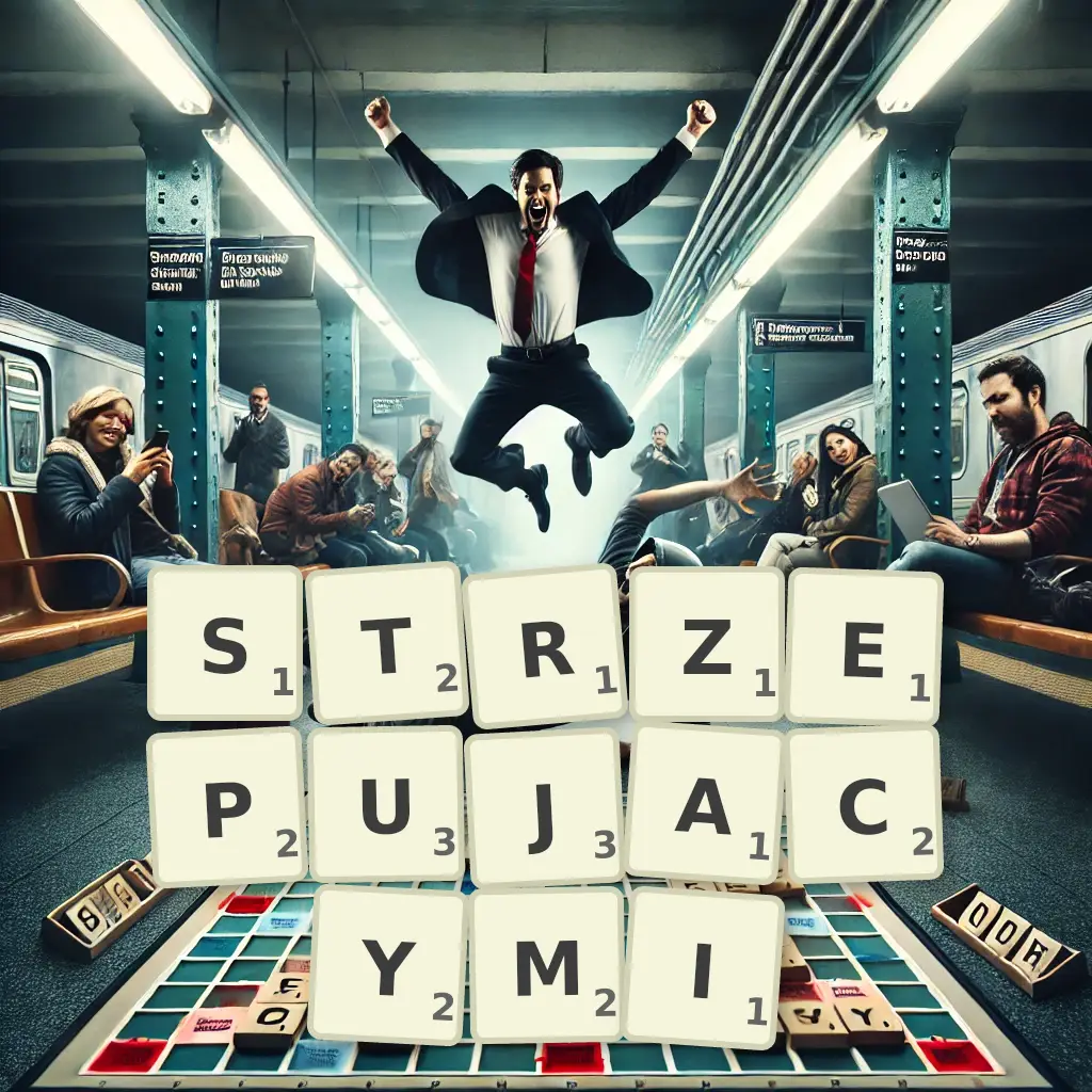 Słowa z liter STRZEPUJĄCYMI