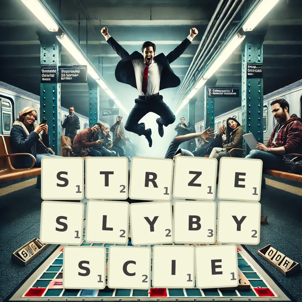 Słowa z liter STRZĘSŁYBYŚCIE