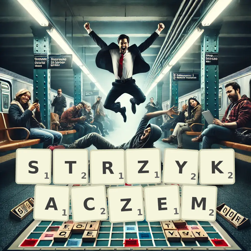 Słowa z liter STRZYKACZEM
