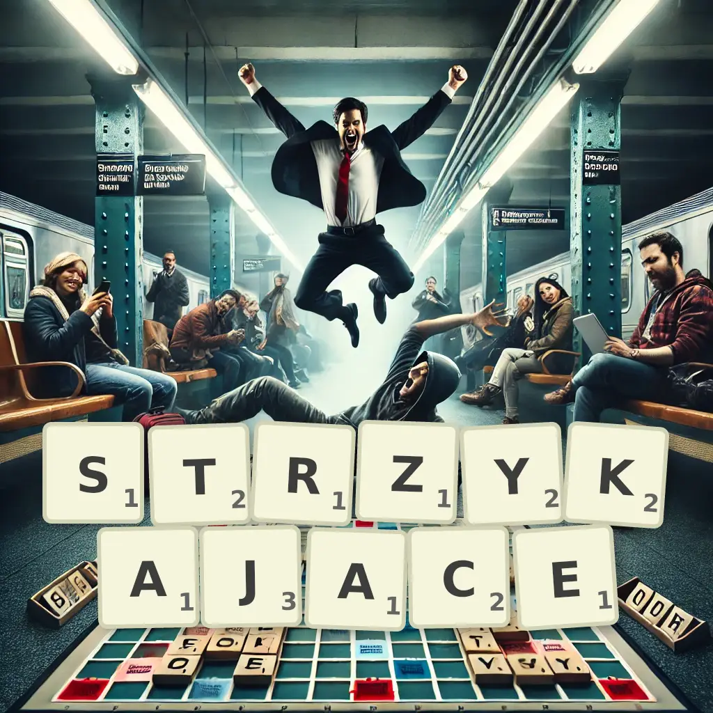 Słowa z liter STRZYKAJĄCE
