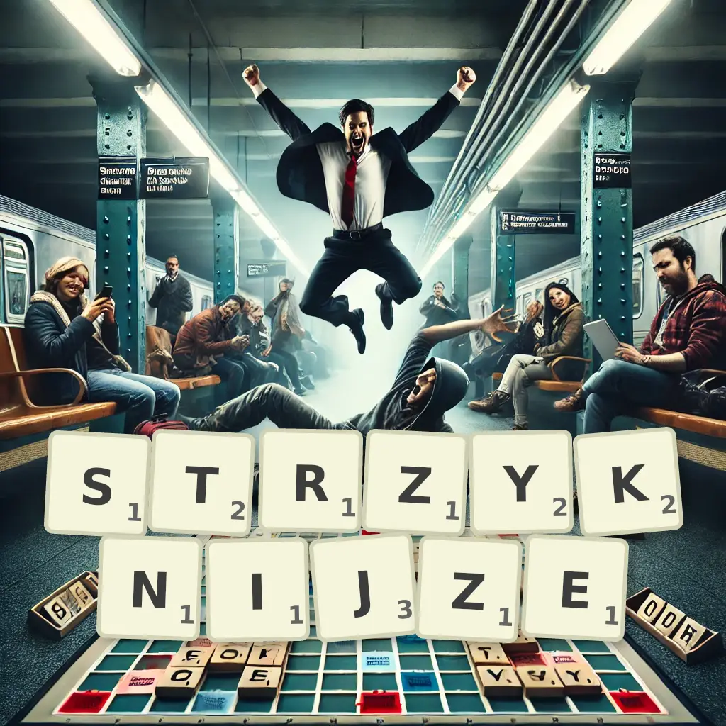Słowa z liter STRZYKNIJŻE