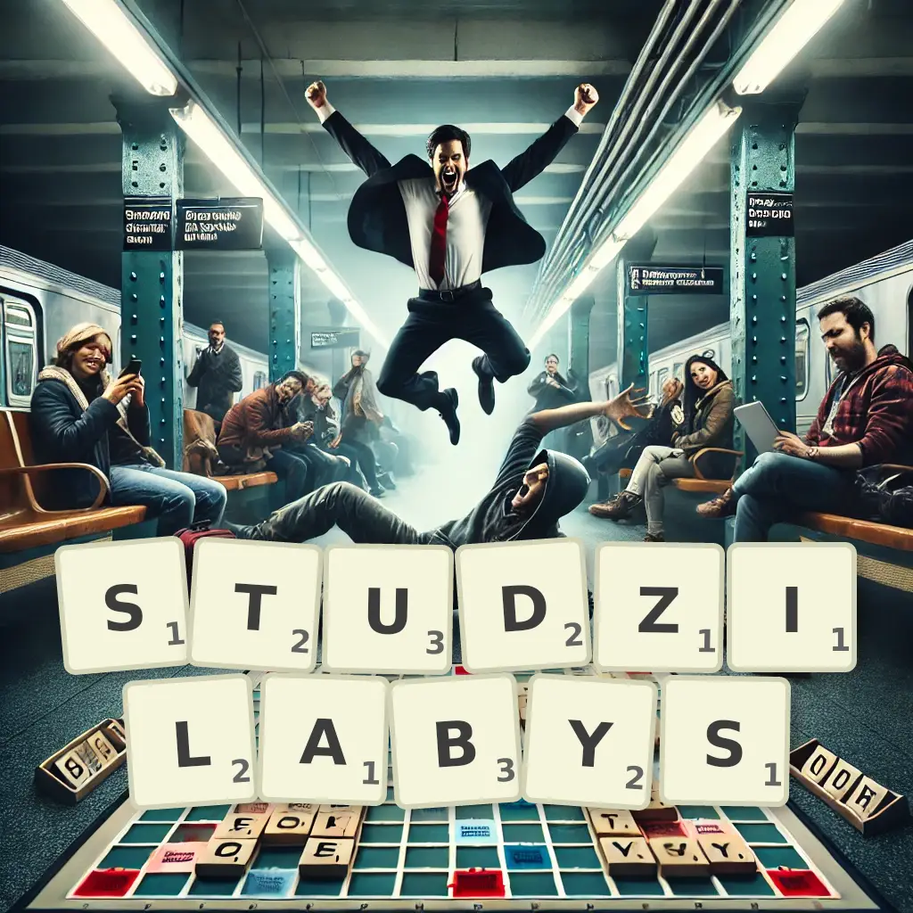Słowa z liter STUDZIŁABYŚ