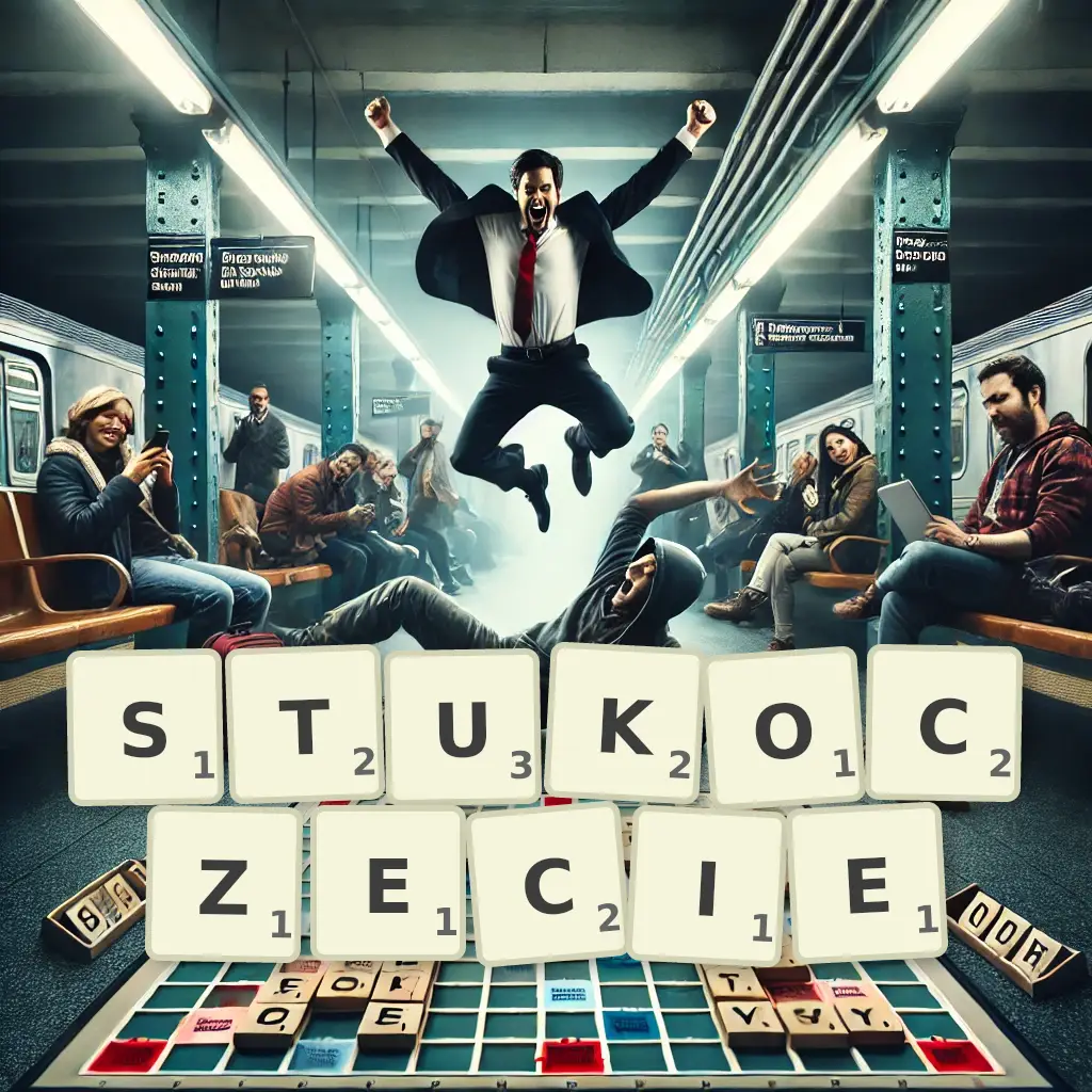 Słowa z liter STUKOCZECIE