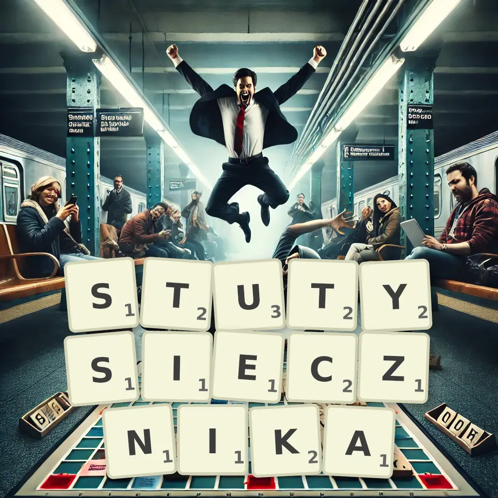 Słowa z liter STUTYSIĘCZNIKA
