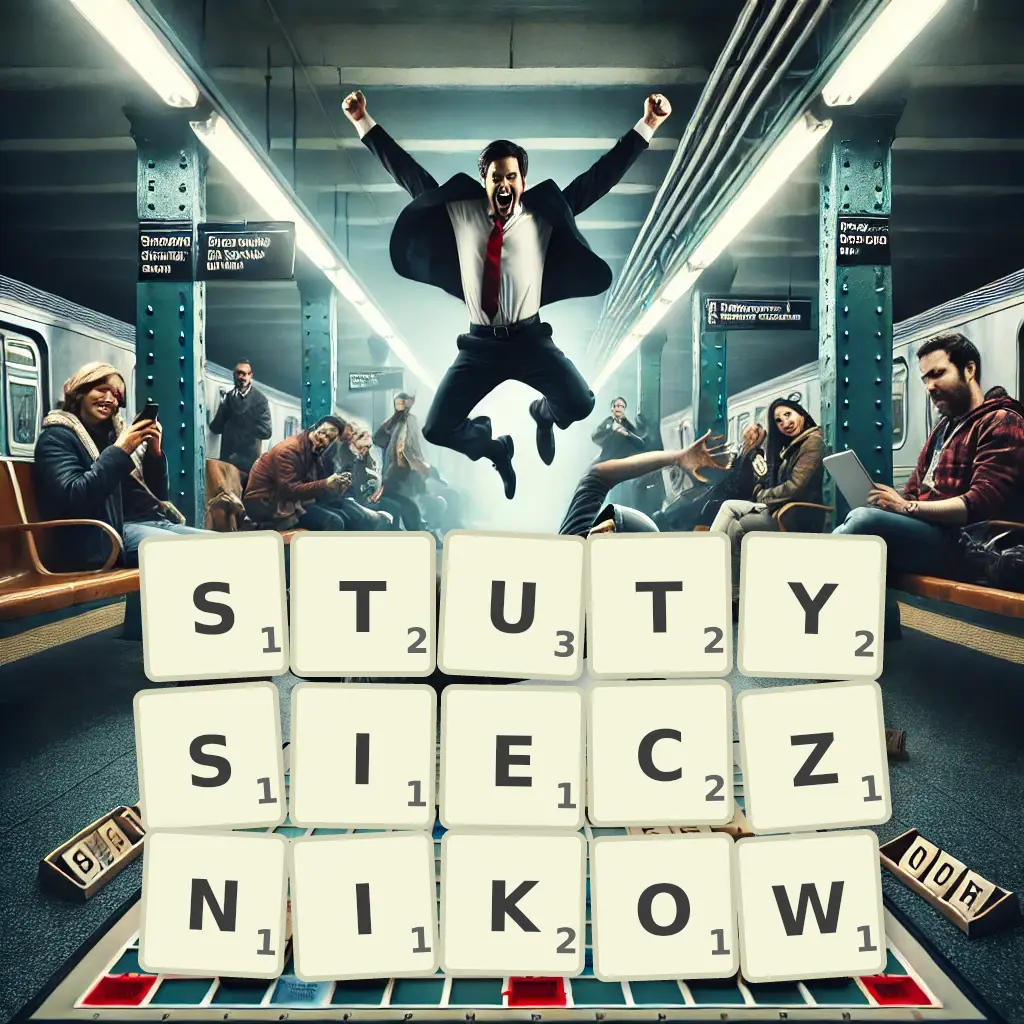Słowa z liter STUTYSIĘCZNIKÓW