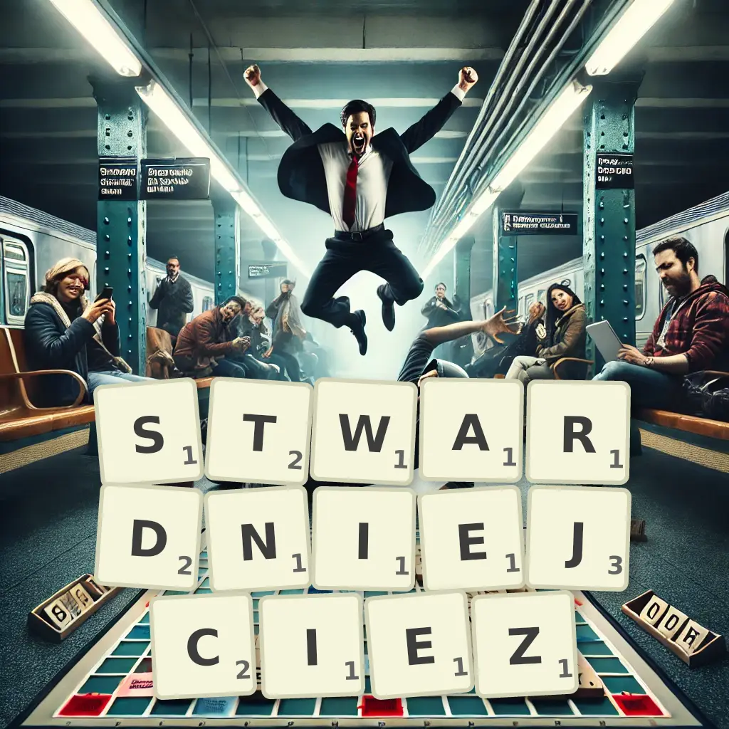 Słowa z liter STWARDNIEJCIEŻ