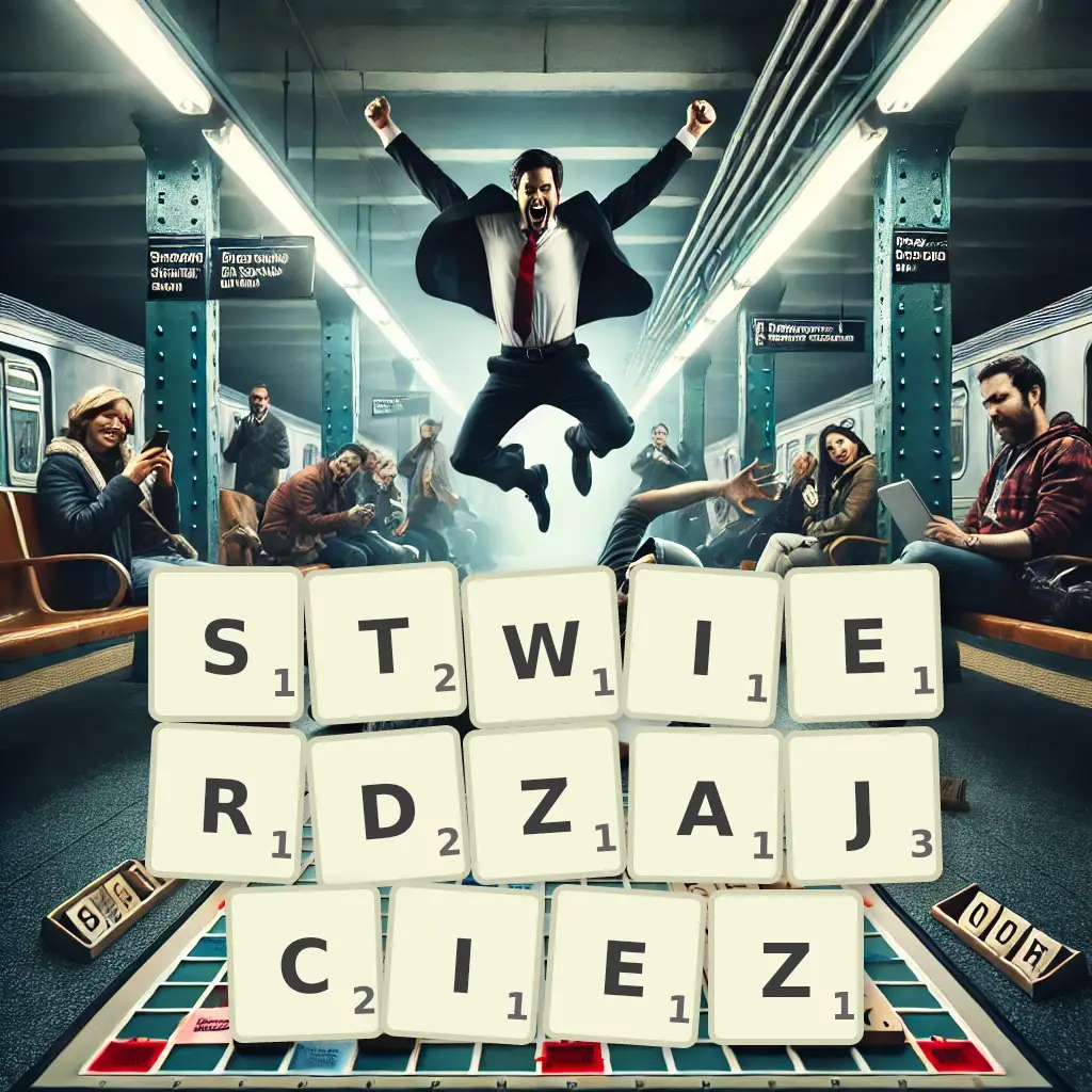 Słowa z liter STWIERDZAJCIEŻ