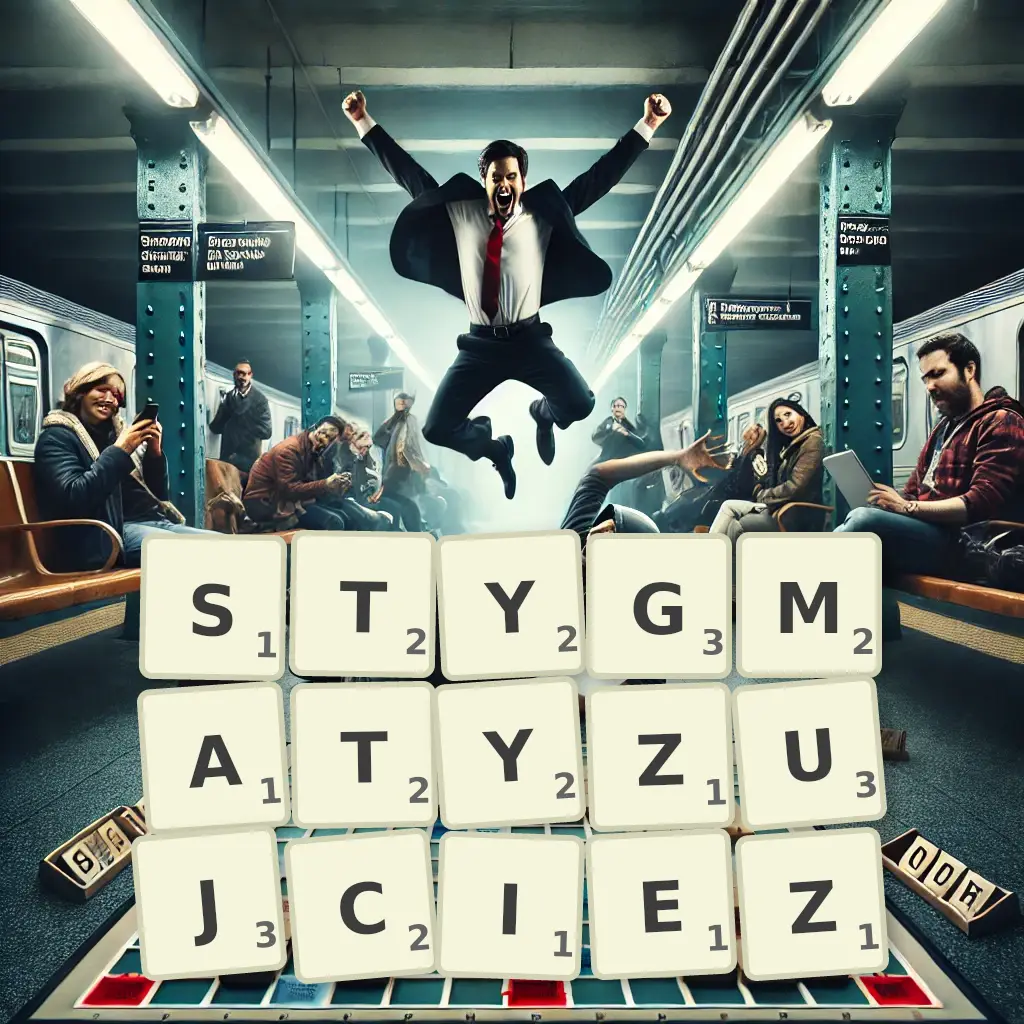 Słowa z liter STYGMATYZUJCIEŻ