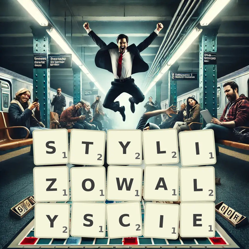 Słowa z liter STYLIZOWAŁYŚCIE